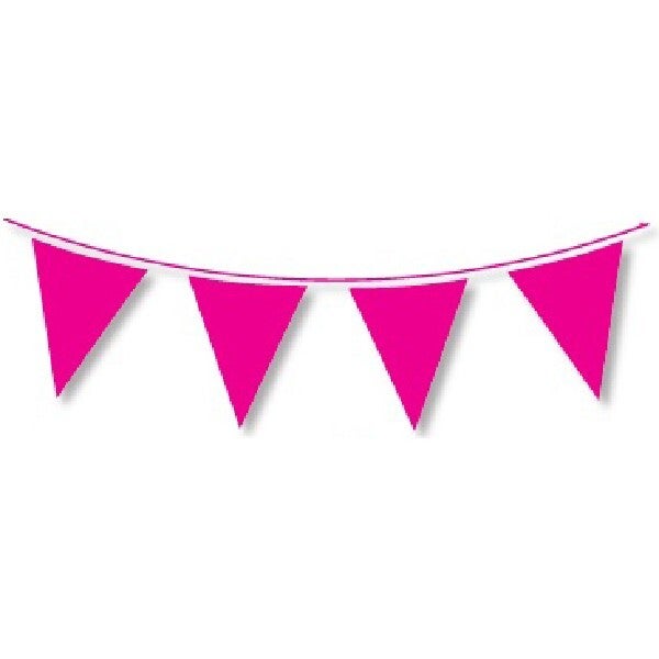 Hot pink bunting