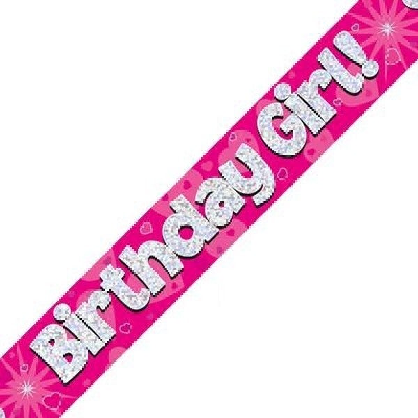 Birthday girl banner