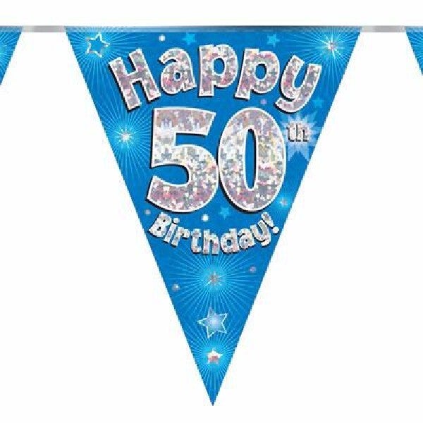 Blue age 50 bunting
