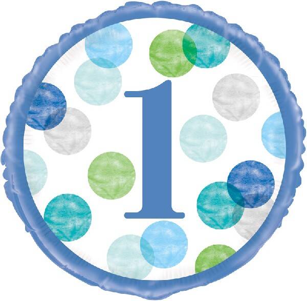 Age 1 helium balloon