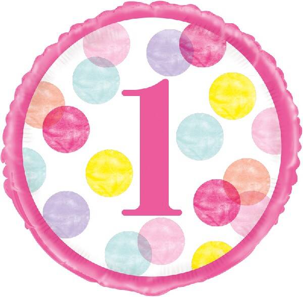 Age 1 helium balloon