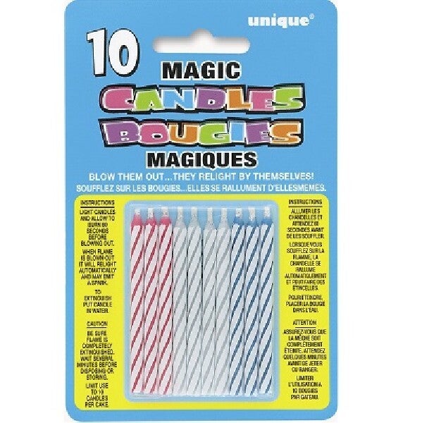 Magic re-lighting candles