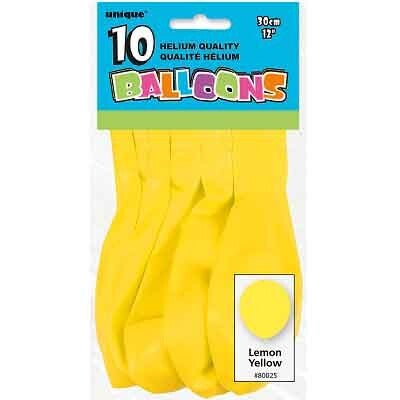 Lemon Yellow balloon pack