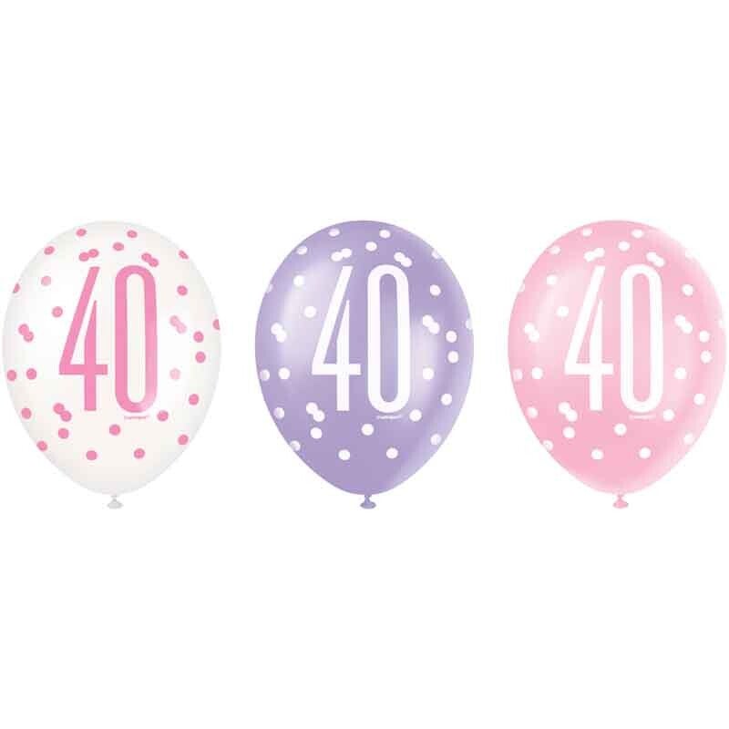 Age 40 balloons