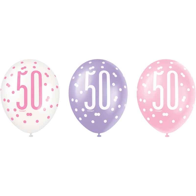 Age 50 balloons