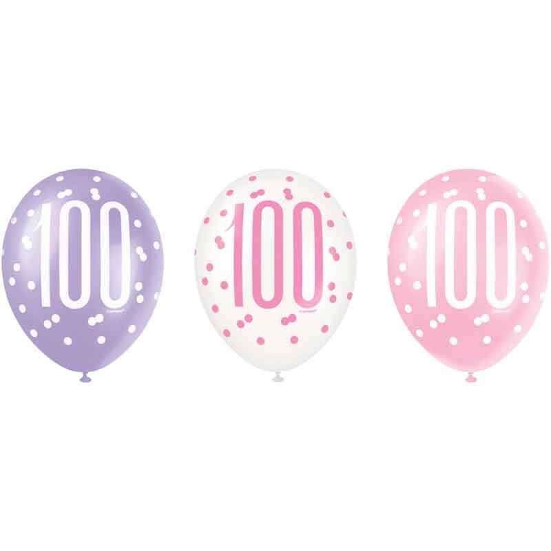 Age 100 balloons