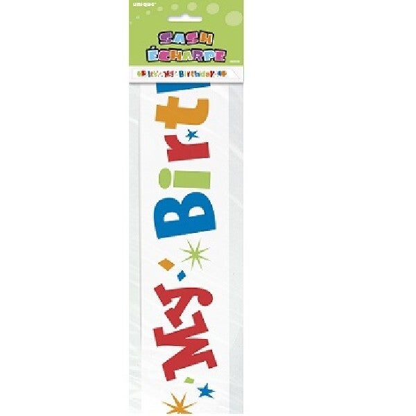 It's my birthday sash