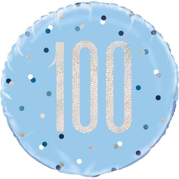 Age 100 helium balloon