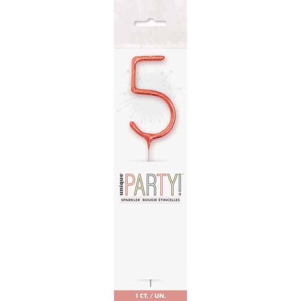 Rose gold no. 5 sparkler