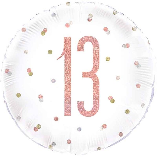 Age 13 helium balloon