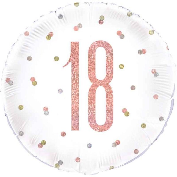Age 18 helium balloon