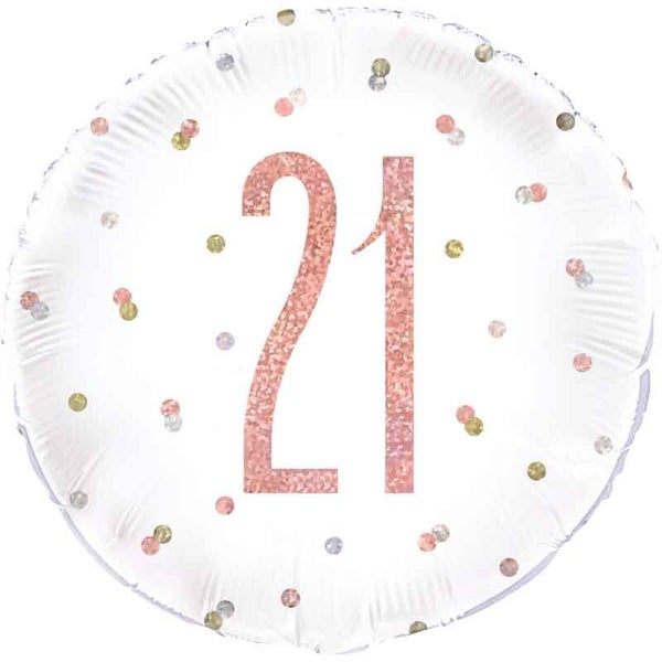 Age 21 helium balloon