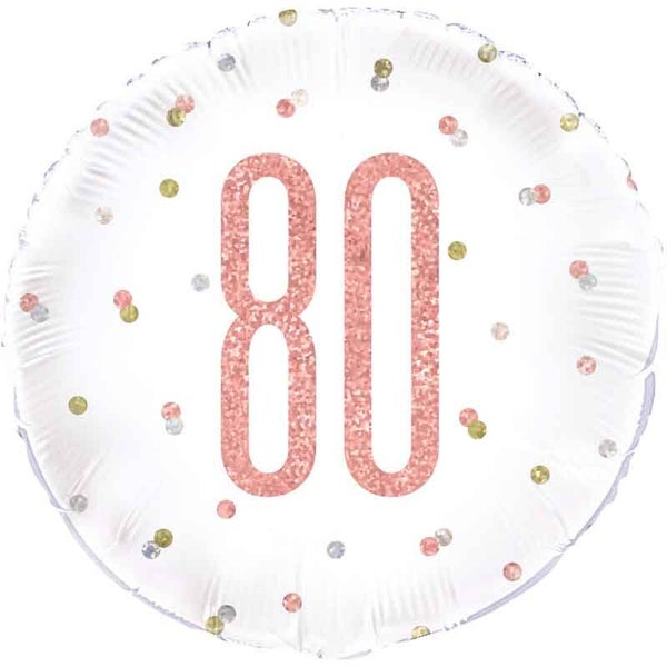 Age 80 helium balloon