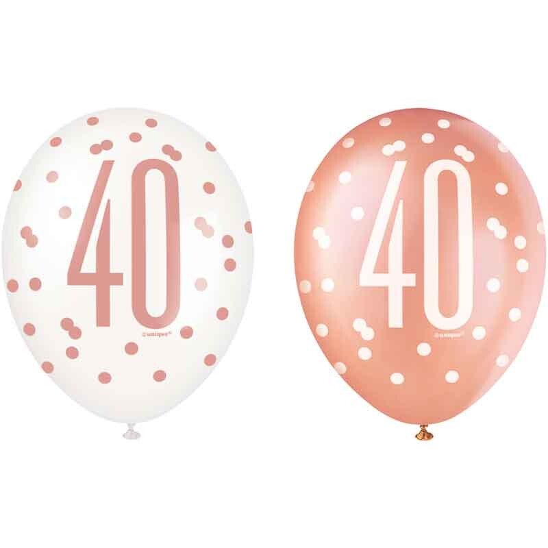 Age 40 balloons