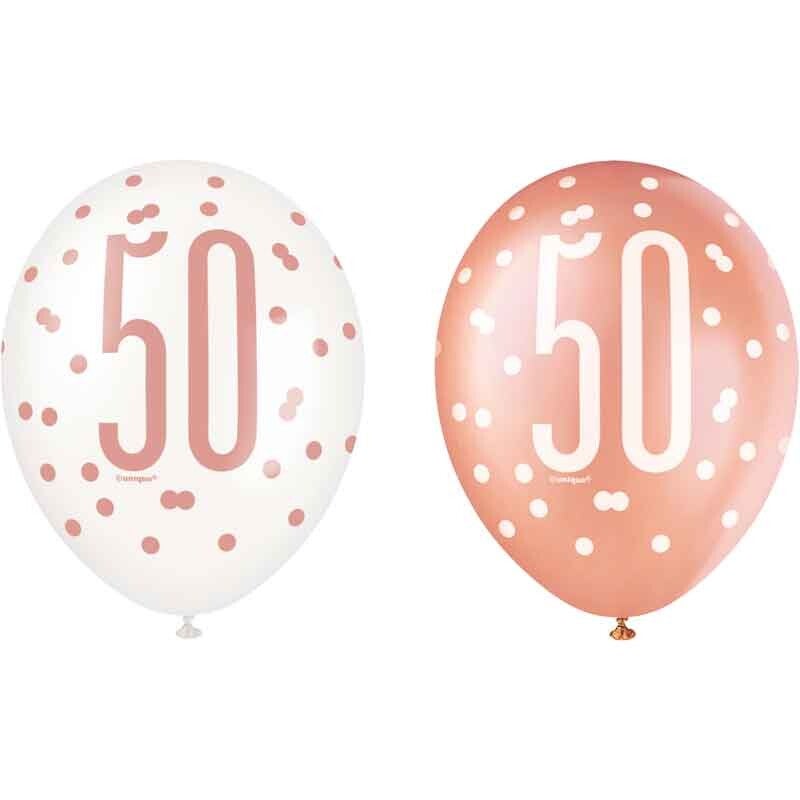 Age 50 balloons