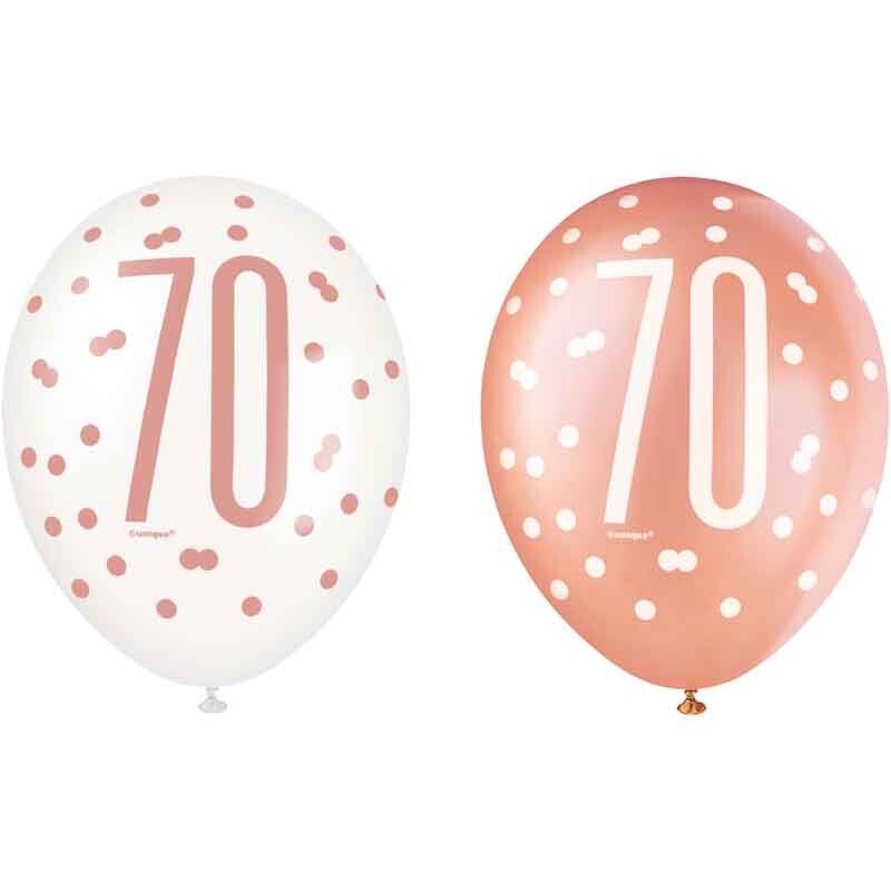Age 70 balloons
