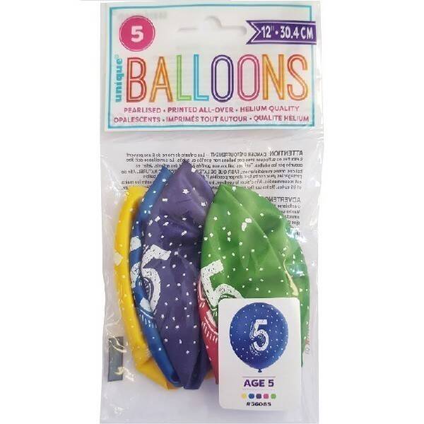 Mix AGE 5 balloons