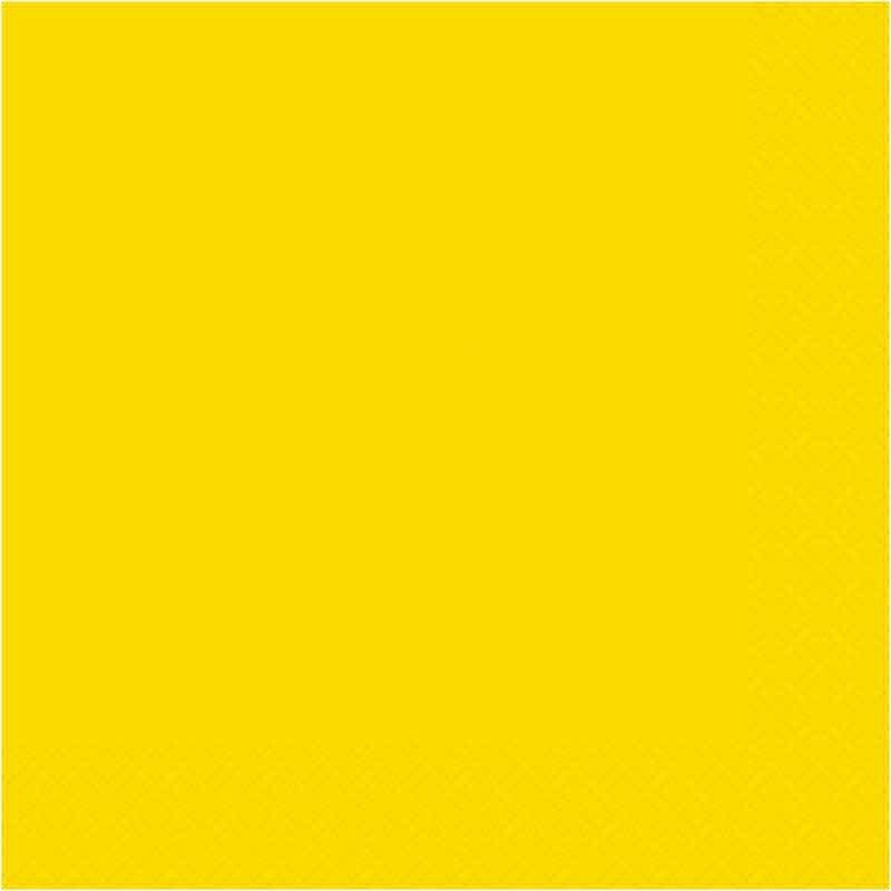 Neon yellow napkins