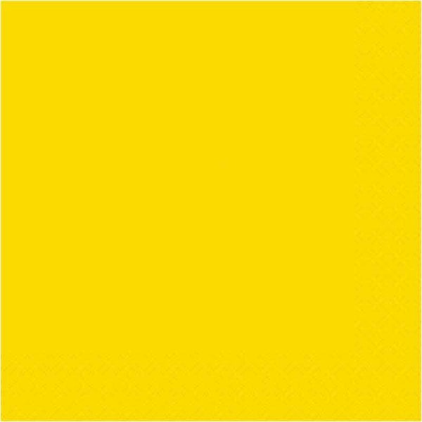 Neon yellow napkins