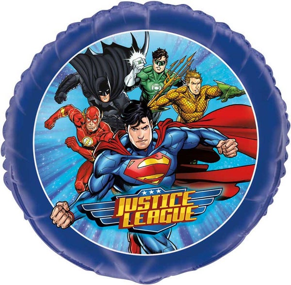 Justice league foil balloon