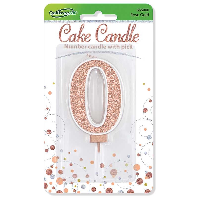 Rose gold no. 0 candle