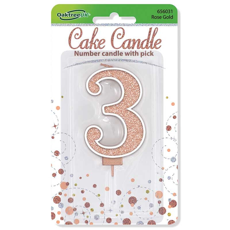 Rose gold no. 3 candle