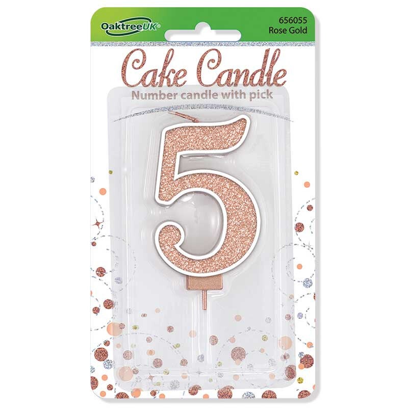 Rose gold no. 5 candle