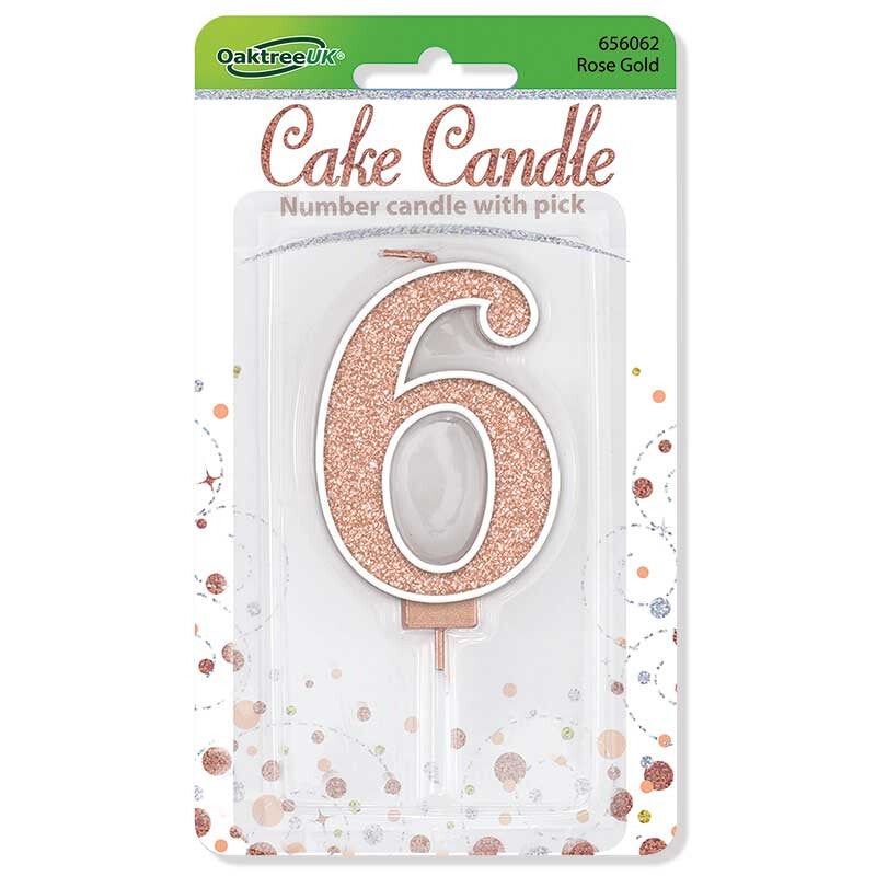 Rose gold no. 6 candle