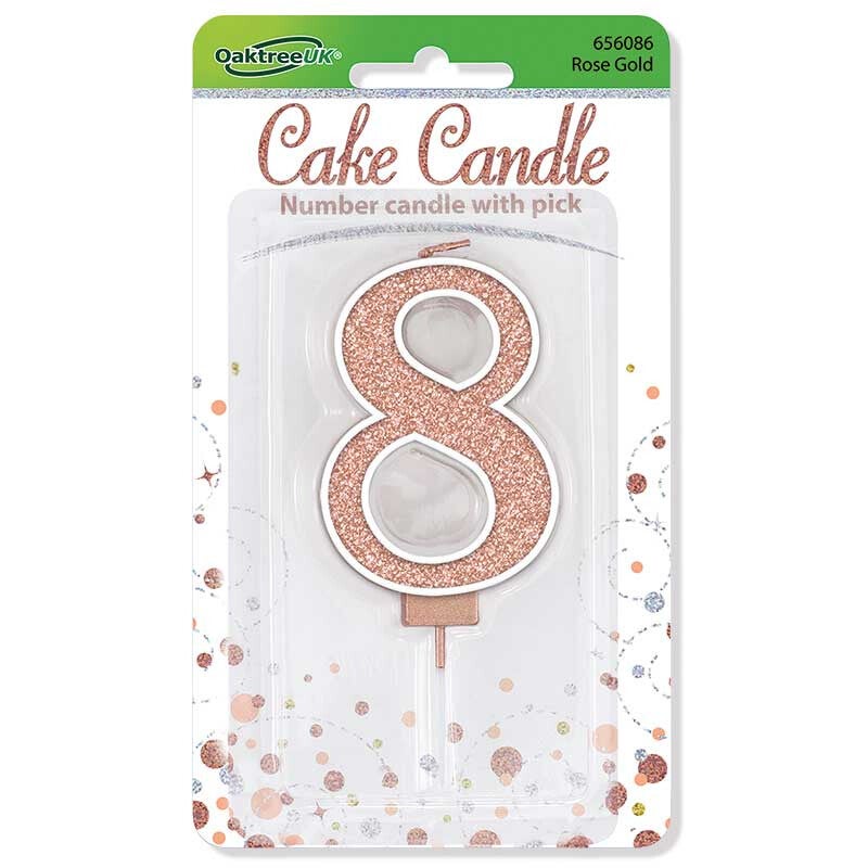 Rose gold no. 8 candle