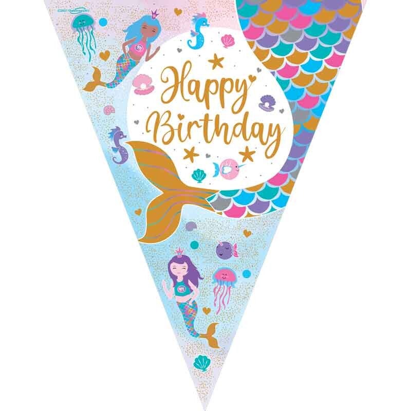 Mermaid birthday bunting