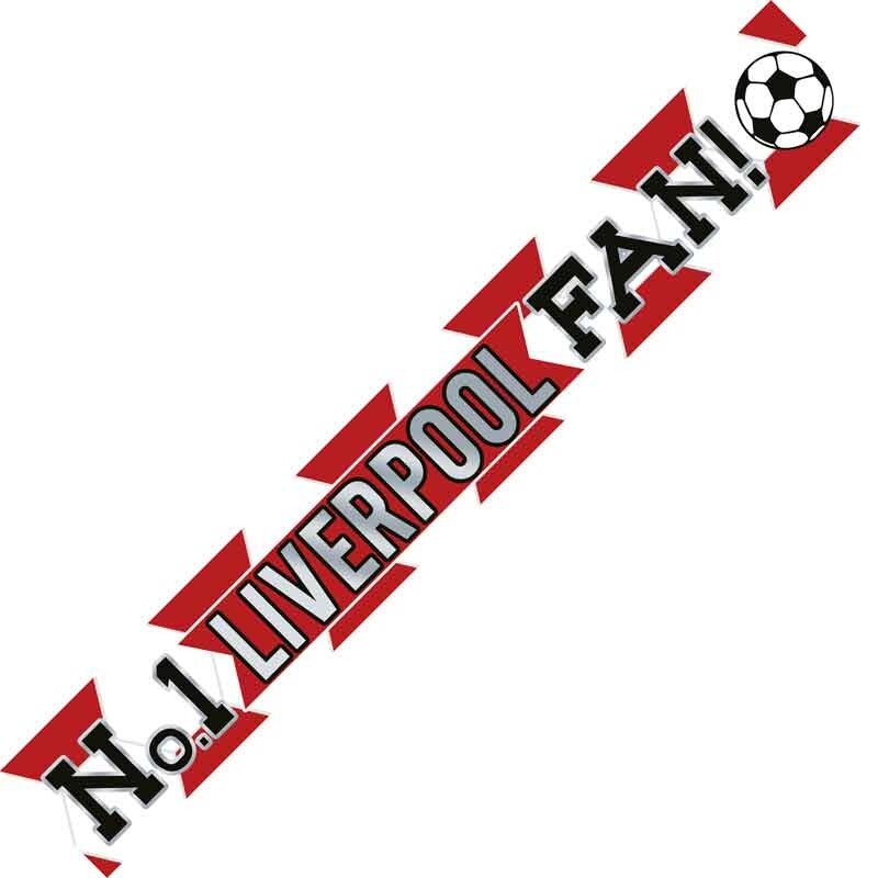 No.1 Liverpool fan banner