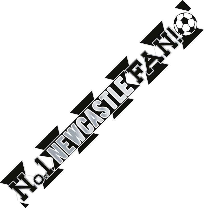 No.1 Newcastle fan banner