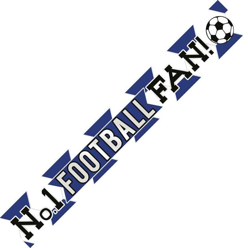 No. 1 football fan banner