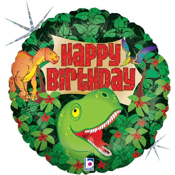 Dinosaur foil balloon