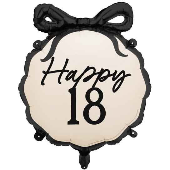 Age 18 helium balloon