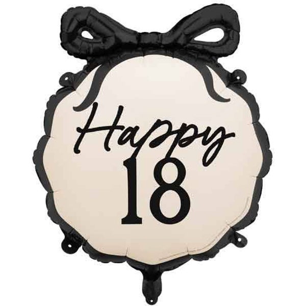 Age 18 helium balloon