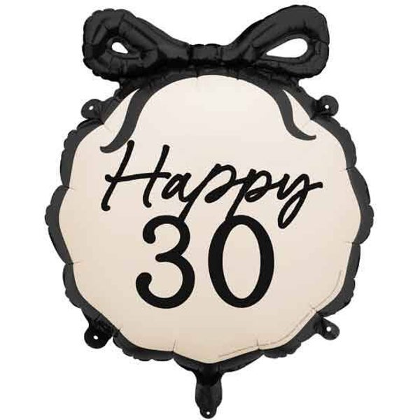 Age 30 helium balloon