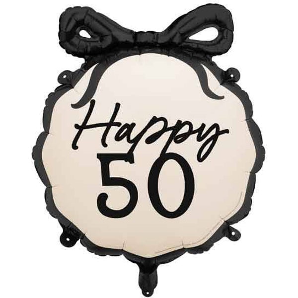 Age 50 helium balloon