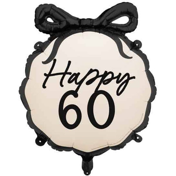 Age 60 helium balloon