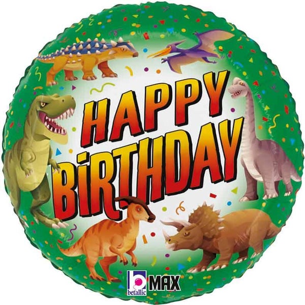 Dinosaur foil balloon