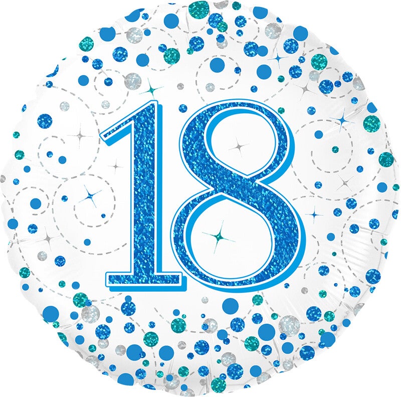Age 18 helium balloon