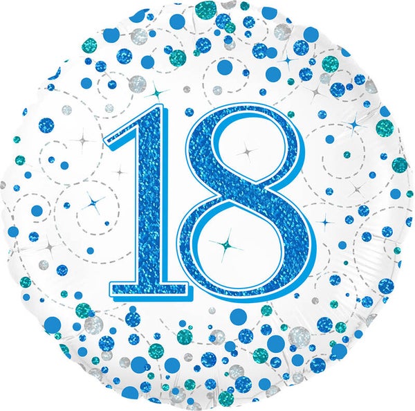 Age 18 helium balloon