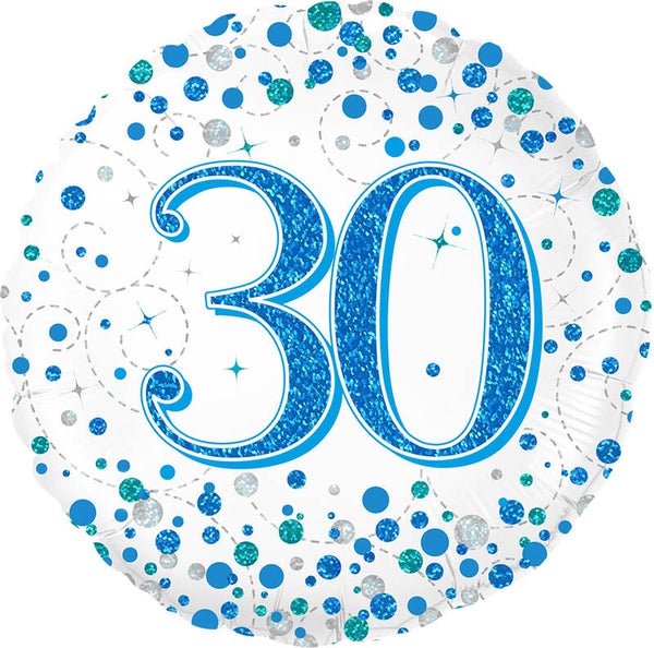Age 30 helium balloon