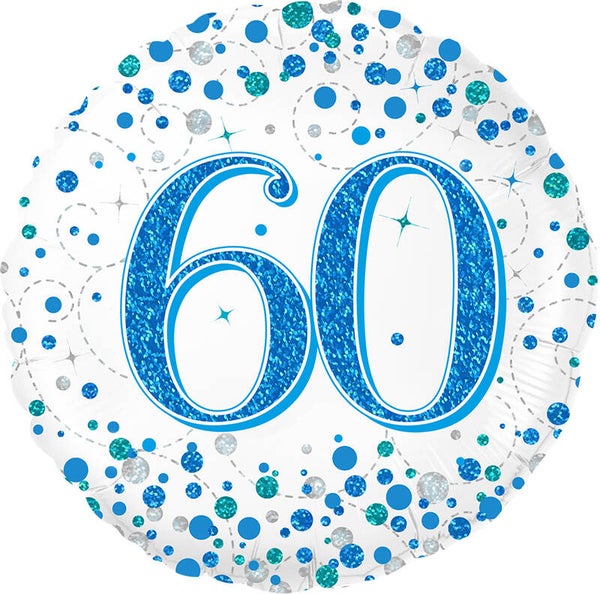 Age 60 helium balloon