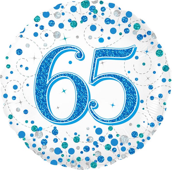 Age 65 helium balloon