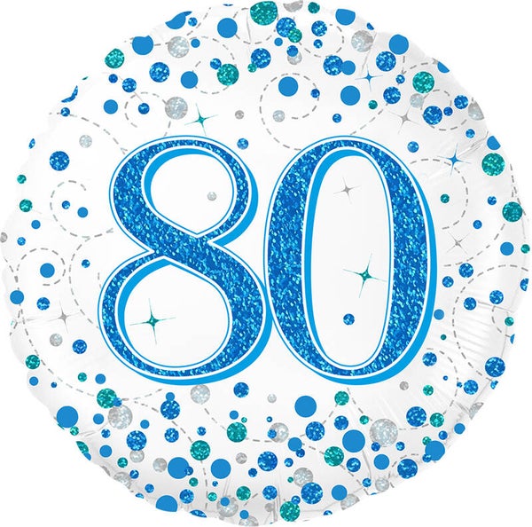 Age 80 helium balloon