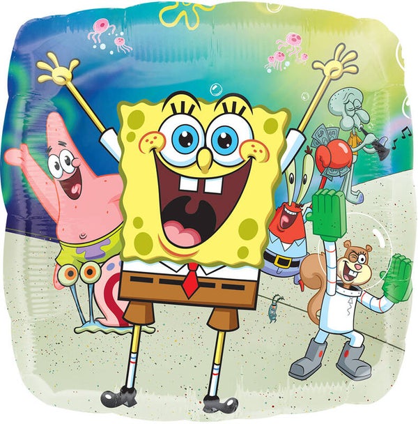 Sponge bob foil balloon