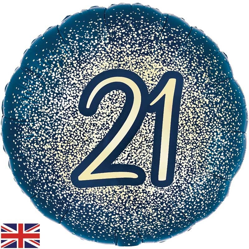 Age 21 helium balloon