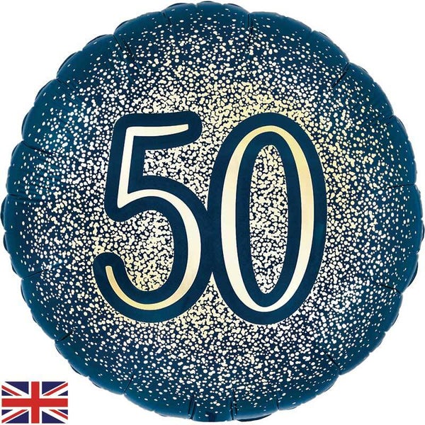 Age 50 helium balloon