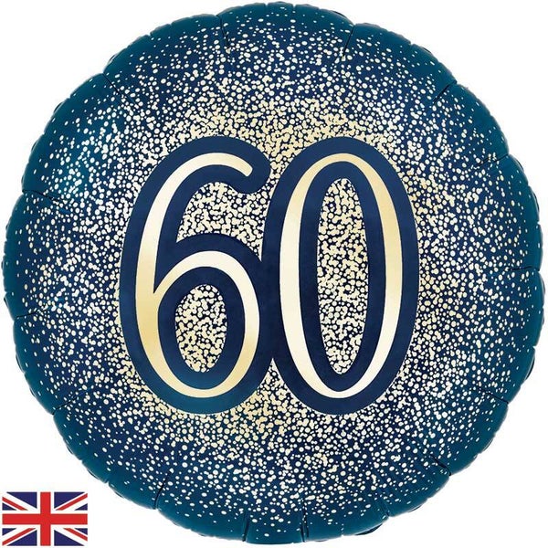 Age 60 helium balloon